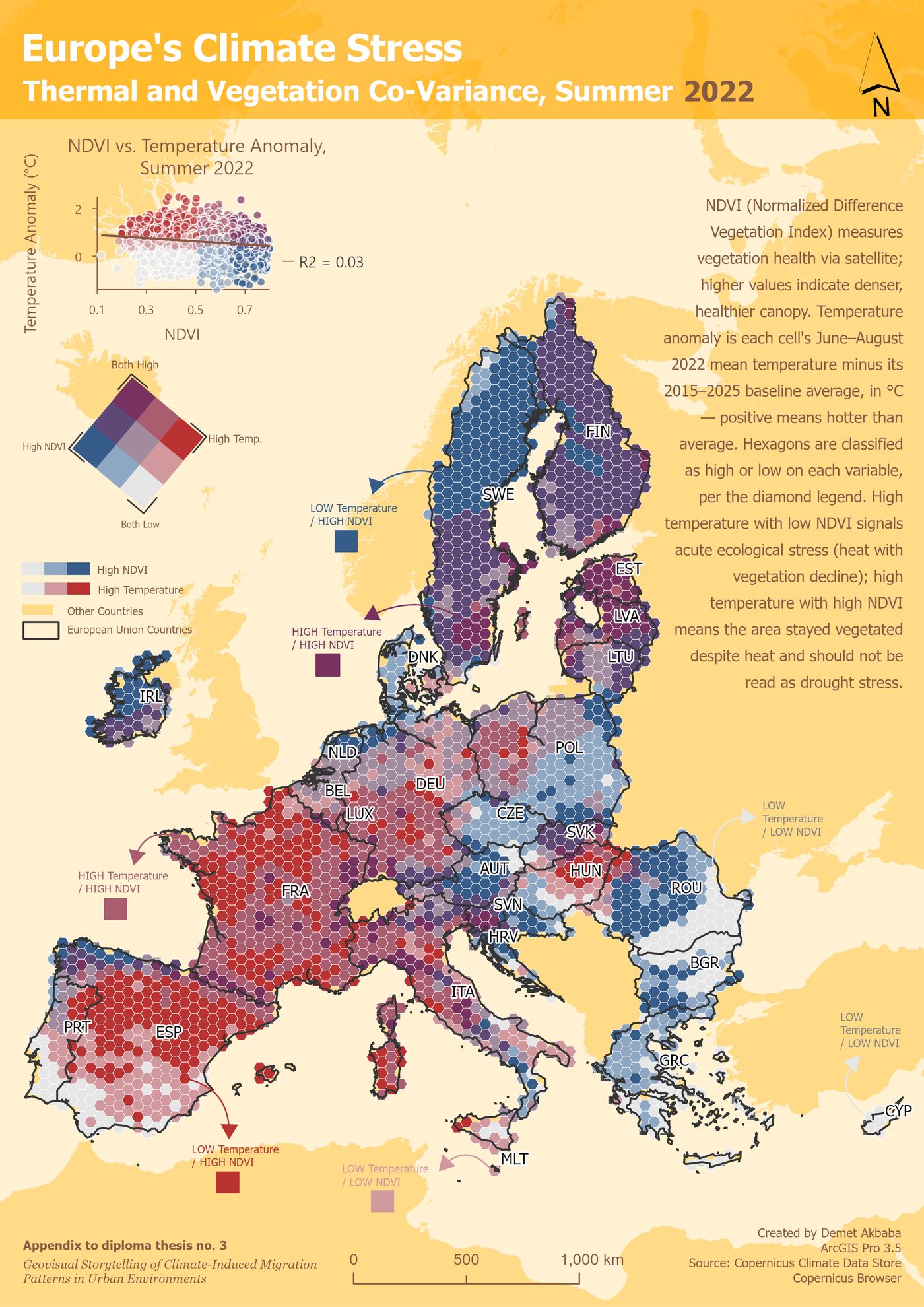 Climate Stress Grid map for 2022