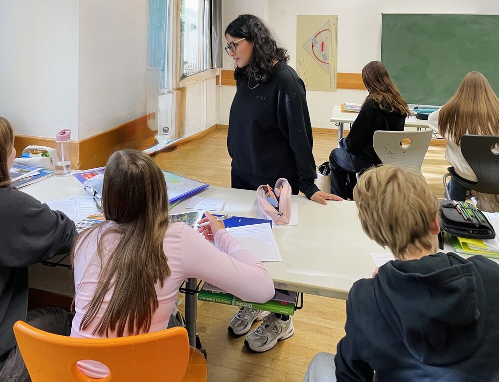Pupils taking part in a NetAScore4Teens workshop at SALIS International School