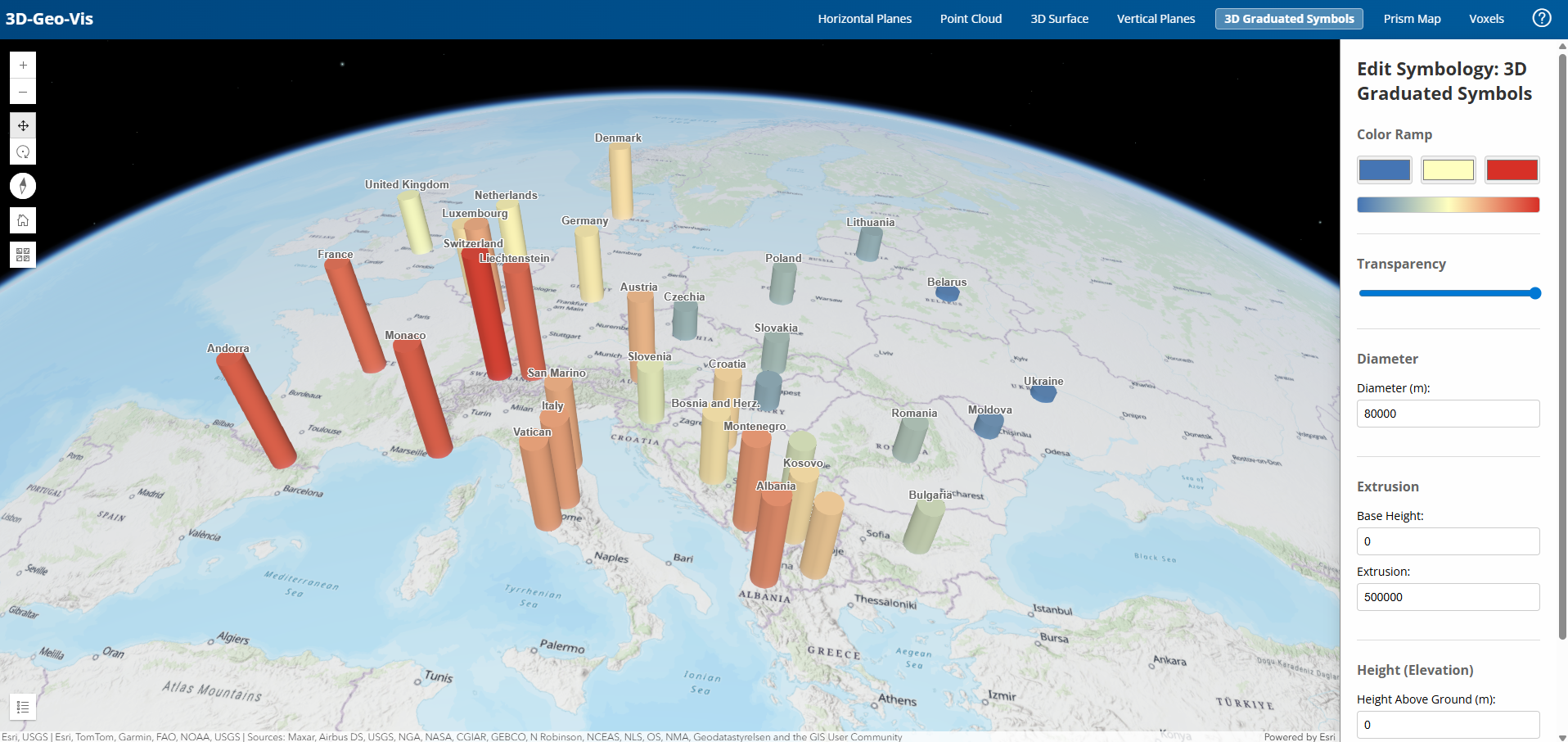 3D-Geo-Vis aplikace